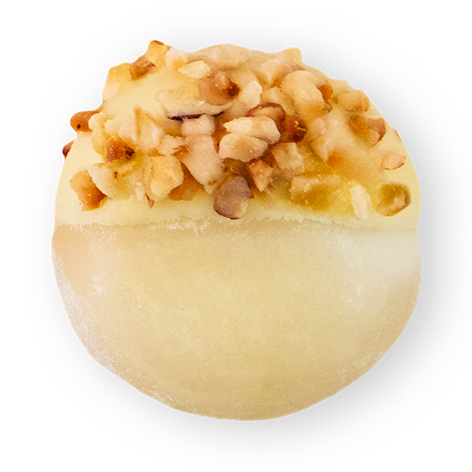 #10 MOCHI GELATO DI PANNA CON FONDENTE BIANCO & GRANELLA DI NOCCIOLA